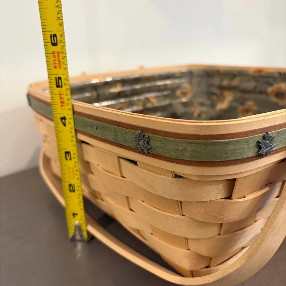 Longaberger Bountiful Harvest Basket Handmade in Ohio signed by Judy and Jerry